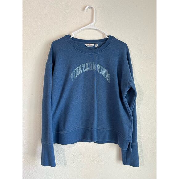 Vineyard Vines Sweaters - Vineyard Vines Women's Two Tone Logo Crewneck Sweatshirt Size Medium